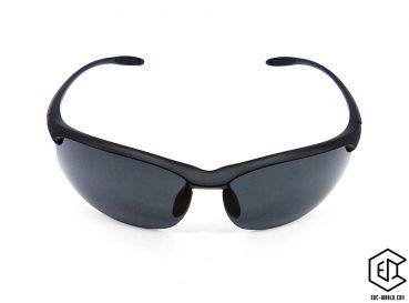 Sonnenbrille polarisiert, schwarz, mit Aufbewahrungsbeutel